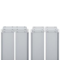 Windscherm uittrekbaar 100x600 cm bruin 8