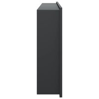 Douchenis 62x32x9 cm roestvrijstaal matzwart 5