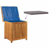 Kussenbox voor buiten 60x50x61 cm massief acaciahout 8
