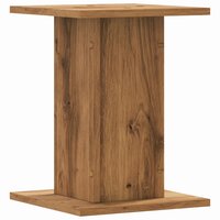 Plantenstandaards 2 st 30x30x40 cm hout artisanaal eiken 7