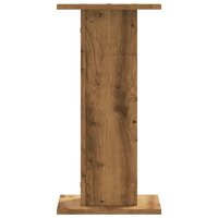 Plantenstandaards 2 st 30x30x60 cm hout artisanaal eiken 4