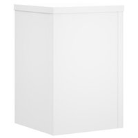 Plantenstandaards 2 st 25x25x35 cm bewerkt hout wit 7