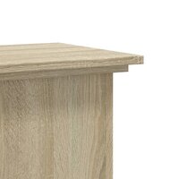 Plantenstandaard 33x33x60 cm bewerkt hout sonoma eikenkleurig 7