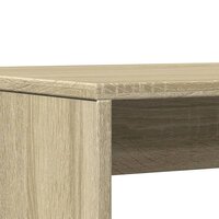 3-delige Eettafel en bankenset bewerkt hout sonoma eikenkleurig 8