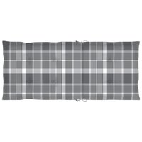 Schommelstoel met kussen bamboe 6