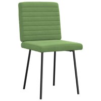 Eetkamerstoelen 2 st fluweel lichtgroen 4