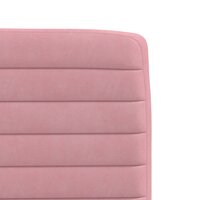 Eetkamerstoelen 2 st fluweel roze 7