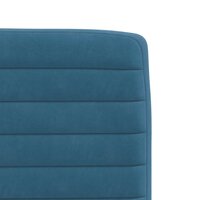 Eetkamerstoelen 2 st fluweel blauw 7