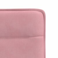 Eetkamerstoelen 2 st fluweel roze 7