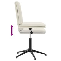 Eetkamerstoel fluweel cr&egrave;mekleurig 6