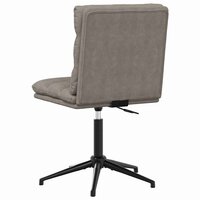 Eetkamerstoel kunstleer grijs 5