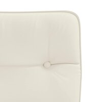 Eetkamerstoelen 2 st fluweel cr&egrave;mekleurig 7