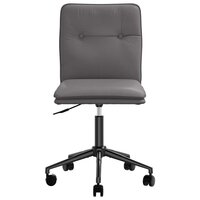 Eetkamerstoel kunstleer grijs 3