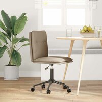 Eetkamerstoel kunstleer cappuccino 2