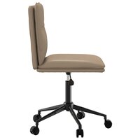 Eetkamerstoel kunstleer cappuccino 4