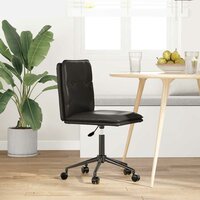 Eetkamerstoel kunstleer zwart 2