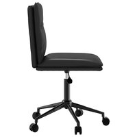 Eetkamerstoel kunstleer zwart 4