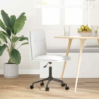 Eetkamerstoel kunstleer wit 2