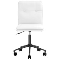 Eetkamerstoel kunstleer wit 3