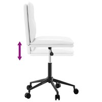 Eetkamerstoel kunstleer wit 6