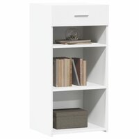 Dressoir 45x42,5x93 cm bewerkt hout wit 3