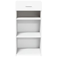 Dressoir 45x42,5x93 cm bewerkt hout wit 4