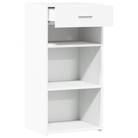 Dressoir 45x42,5x93 cm bewerkt hout wit 7