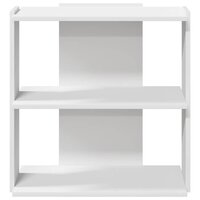 Boekenkast 3-laags 60x30x60 cm bewerkt hout wit 4