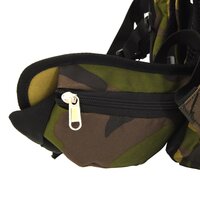 Wandelrugzak 100 L camouflage oxford stof groen 5