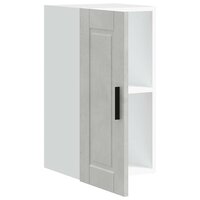 Keukenwandkast Porto bewerkt hout betongrijs 5