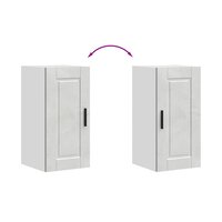 Keukenwandkast Porto bewerkt hout betongrijs 8