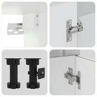 4-delige Keukenkastenset Kalmar bewerkt hout betongrijs 6