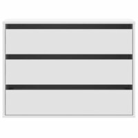 Ladekast 80x41x58 cm bewerkt hout wit 4