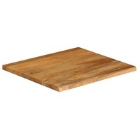 Tafelblad met natuurlijke rand 40x40x2,5 cm massief mangohout 2