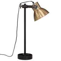Bureaulamp 25 W E27 15x15x55 cm antiek messing 4