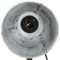 Bureaulamp 25 W E27 18x18x60 cm vintage zilverkleurig 6