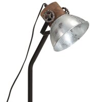 Bureaulamp 25 W E27 18x18x60 cm vintage zilverkleurig 7