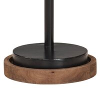 Bureaulamp 25 W E27 18x18x60 cm vintage zilverkleurig 8