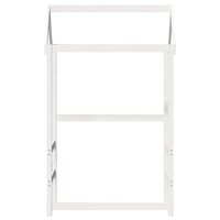 Kinderbedhuisje 98x70x176,5 cm massief grenenhout wit 4