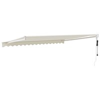 Luifel automatisch uitschuifbaar 4,5x3 m cr&egrave;mekleurig 5