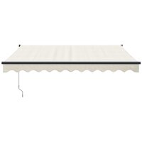 Luifel automatisch uitschuifbaar 3x2,5 m cr&egrave;mekleurig 3