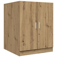 Wasmachinekast 70,5x71,5x91,5 cm artisanaal eikenkleurig 2