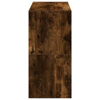 Schoenenrekken 2 st stapelbaar 60x30x30,5 cm gerookt eikenkleur 5