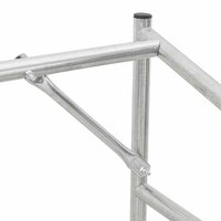 Haardhoutrek met regenhoes 100,5x100,5x110,5 cm staal 9