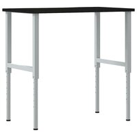 Werkbank 100x60x(71,5-98) cm eikenhout donkerbruin 6