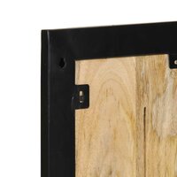 Kapstok 40x2x80 cm massief ruw mangohout 7