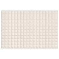 Verzwaringsdeken 120x180 cm 9 kg stof lichtcr&egrave;mekleurig 3