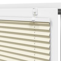 Pliss&eacute; rolgordijn 50x150 cm stofbreedte 49,4 cm polyester cr&egrave;me 9