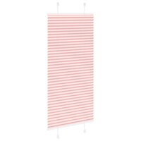 Pliss&eacute; rolgordijn 65x150 cm stofbreedte 64,4 cm polyester roze 4