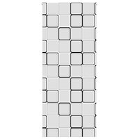 Doucherolgordijn 110x240 cm stofbreedte 106 cm 2